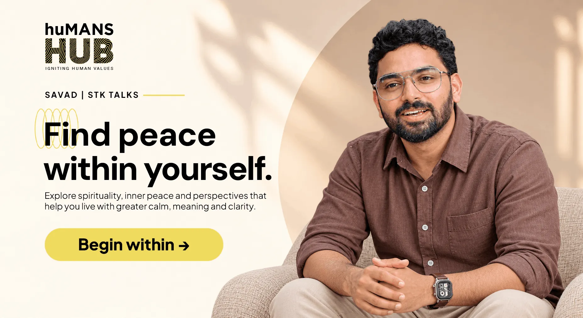 Find peace within yourself.